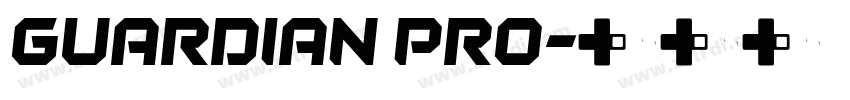 Guardian PRO字体转换